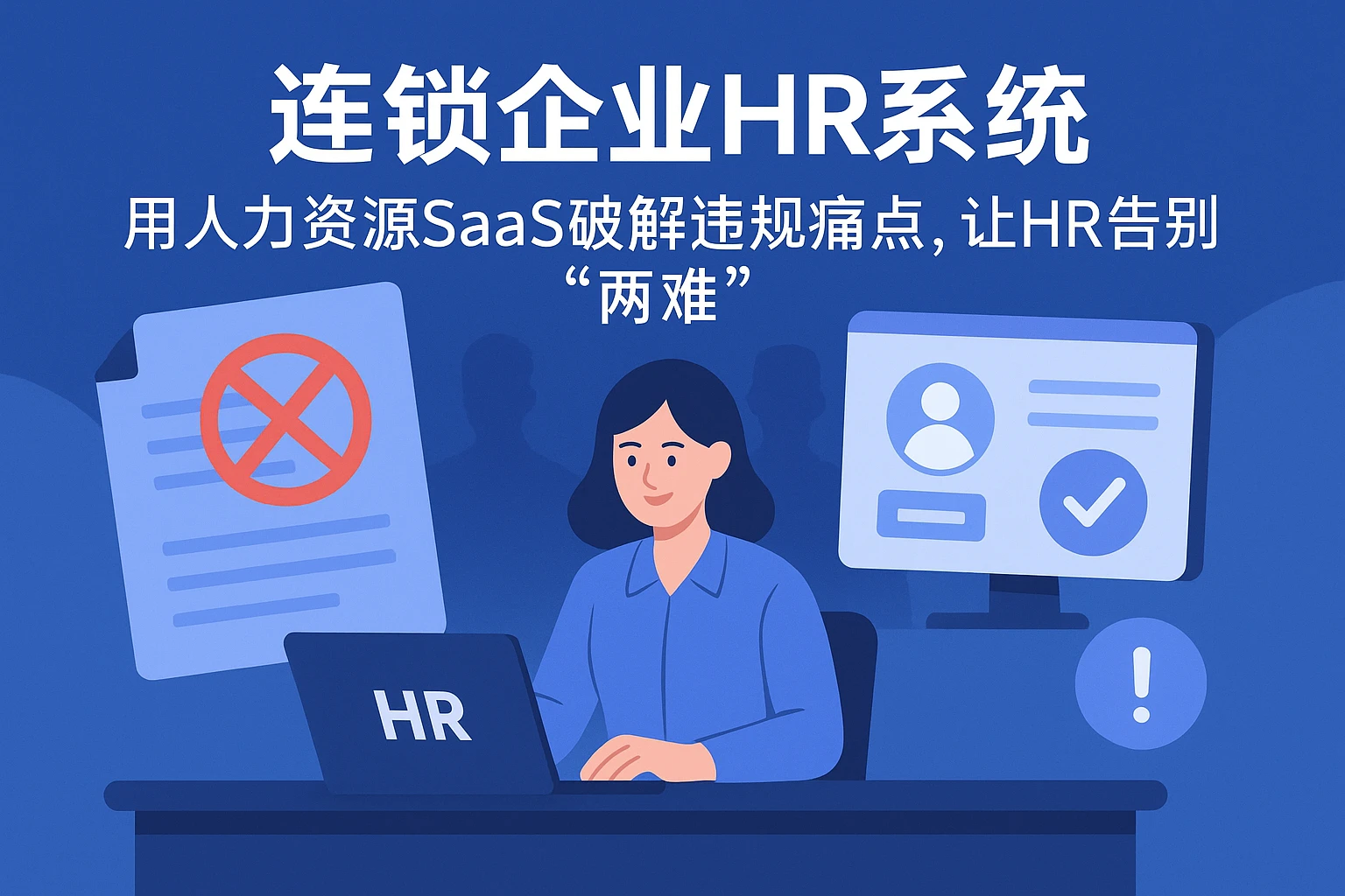 连锁企业HR系统:用人力资源SaaS破解违规痛点,让HR告别“两难”