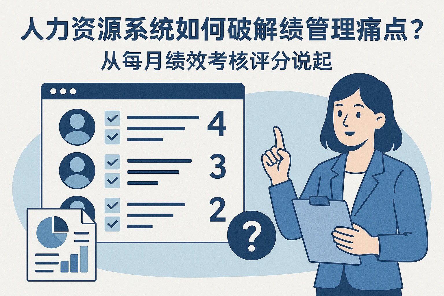 人力资源系统如何破解绩效管理痛点？从每月绩效考核评分说起