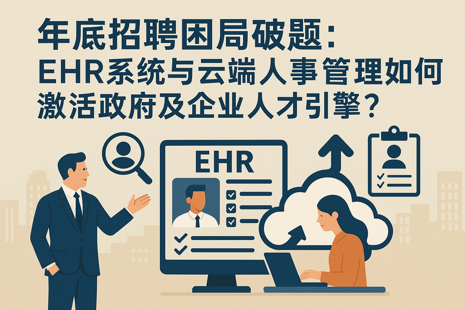 年底招聘困局破题：EHR系统与云端人事管理如何激活政府及企业人才引擎？