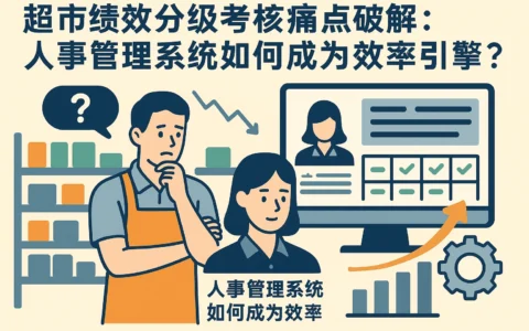 超市绩效分级考核痛点破解:人事管理系统如何成为效率引擎?
