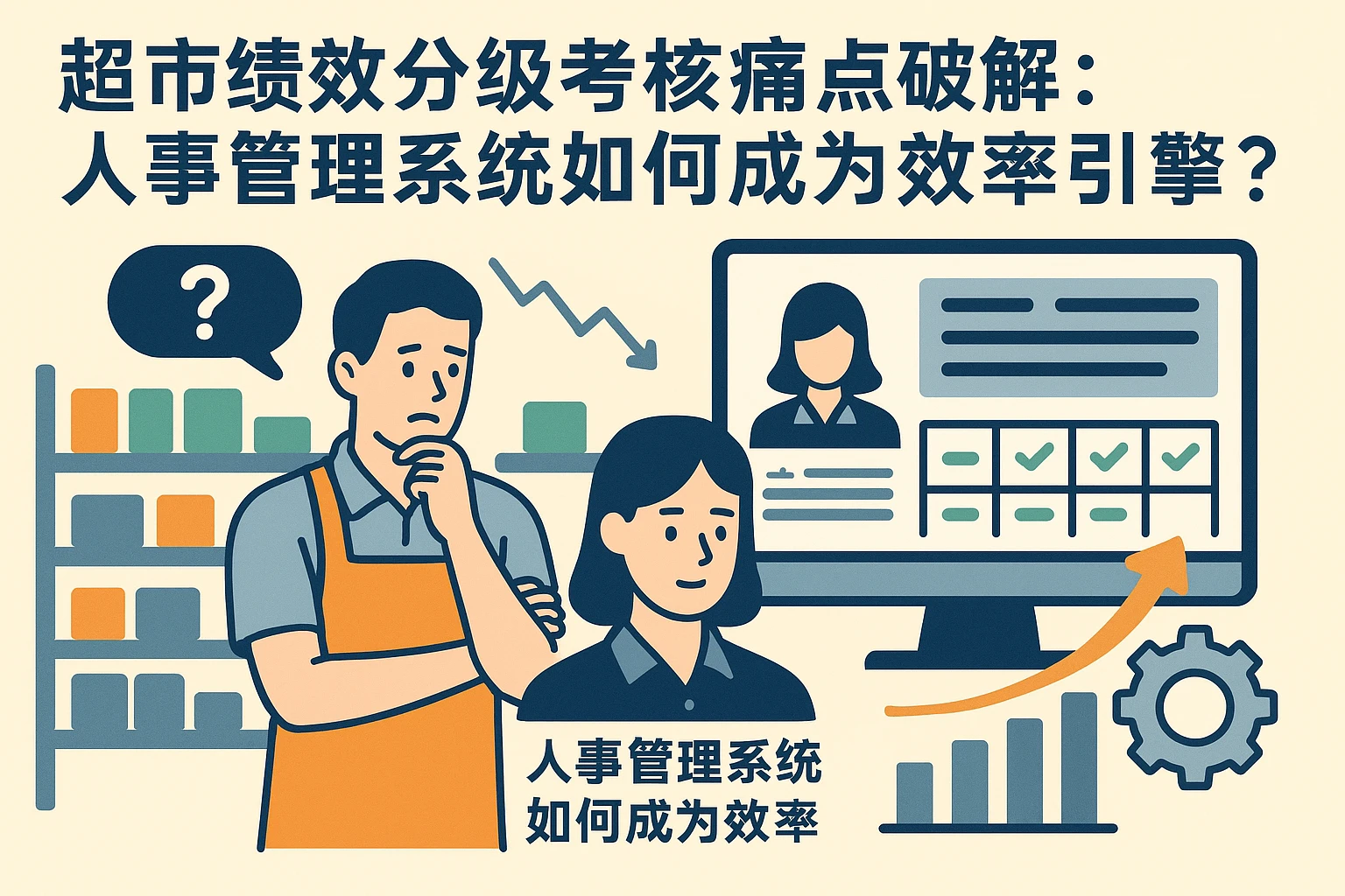 超市绩效分级考核痛点破解：人事管理系统如何成为效率引擎？