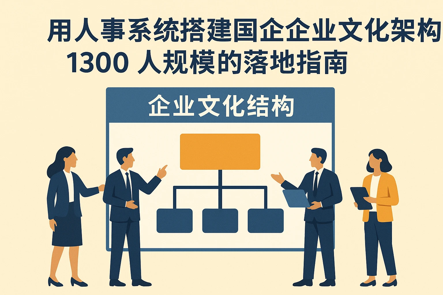 用人事系统搭建国企企业文化架构：1300人规模的落地指南