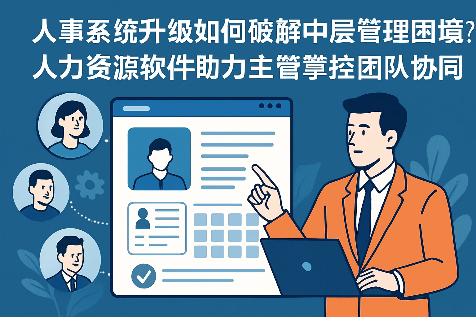 人事系统升级如何破解中层管理困境？人力资源软件助力主管掌控团队协同