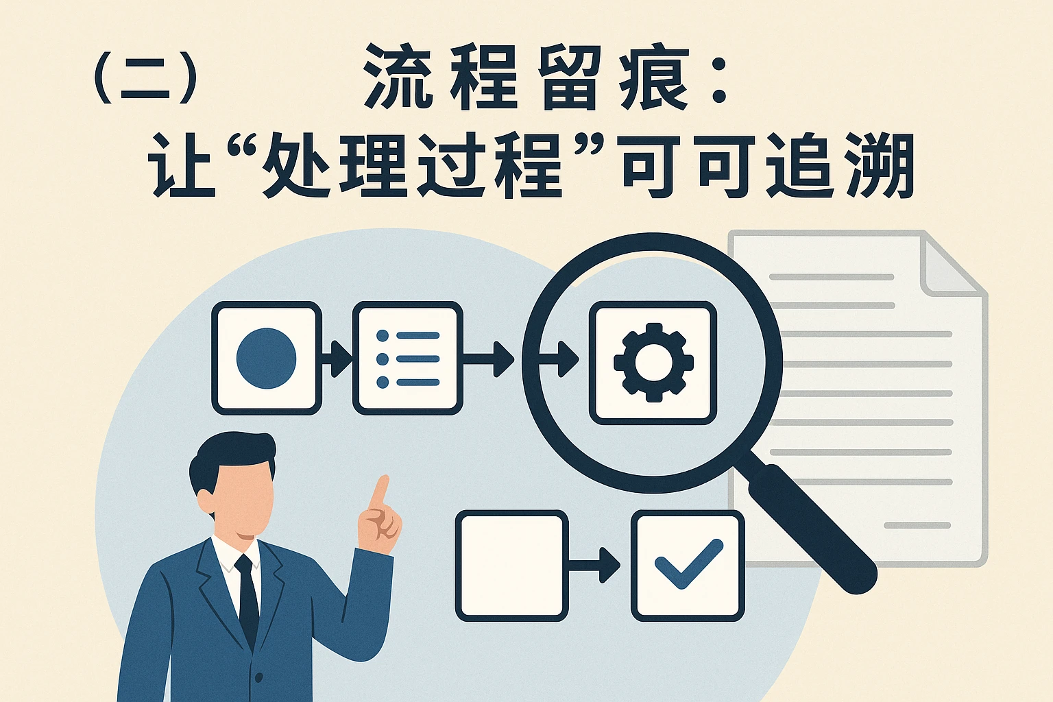 （二）流程留痕：让“处理过程”可追溯