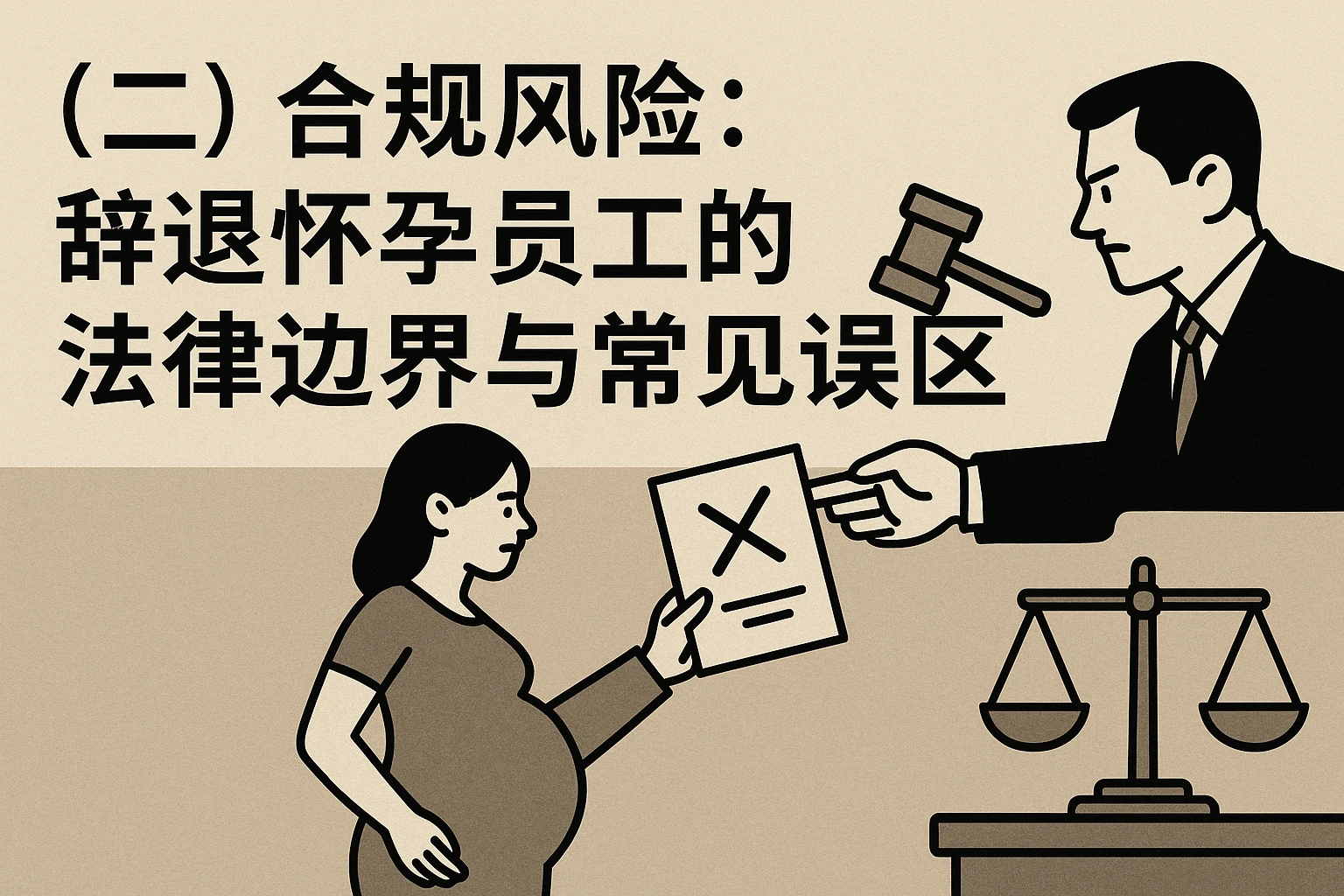 （二）合规风险：辞退怀孕员工的法律边界与常见误区