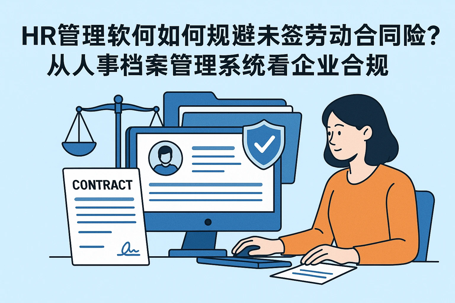 HR管理软件如何规避未签劳动合同风险？从人事档案管理系统看企业合规