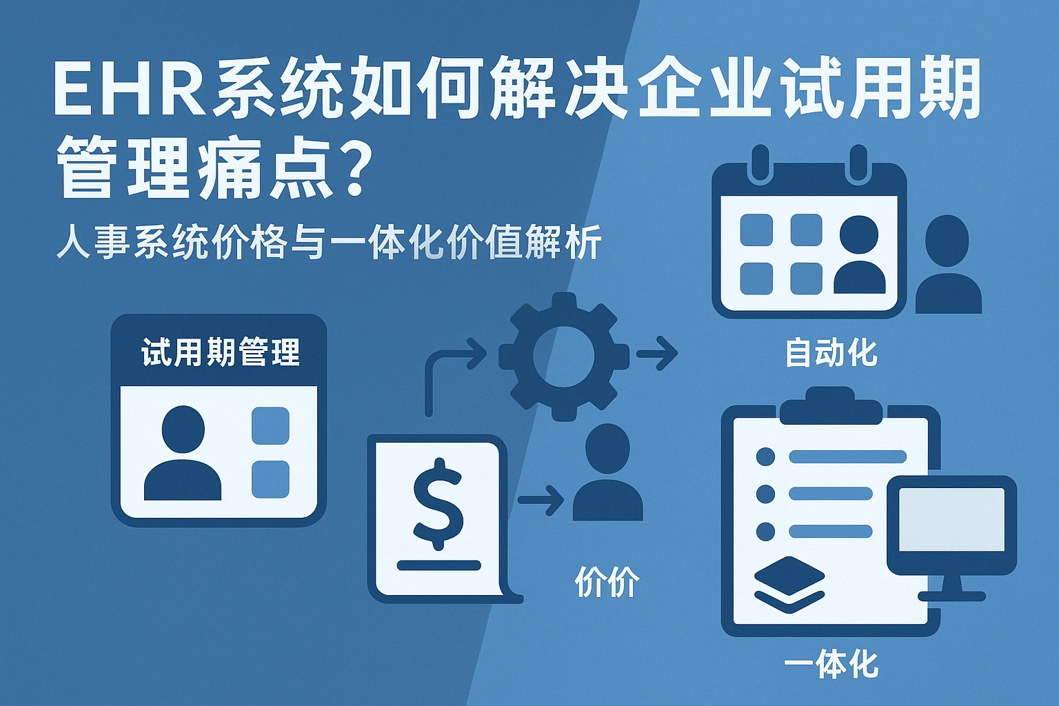 ehr系统如何解决企业试用期管理痛点？人事系统价格与一体化价值解析