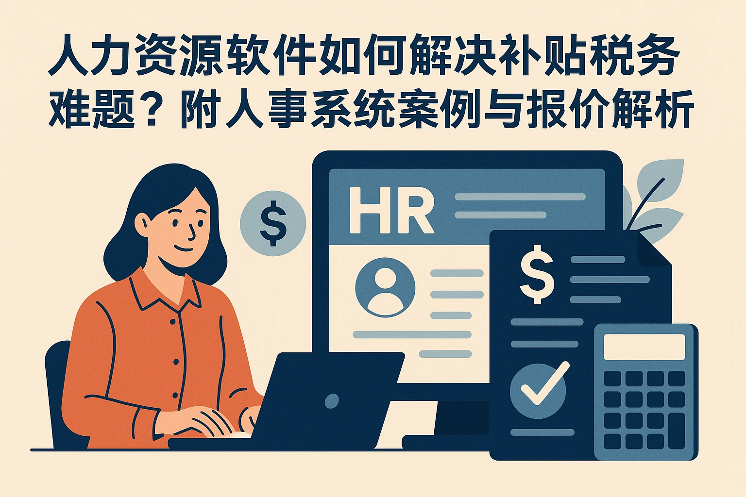 人力资源软件如何解决补贴税务难题？附人事系统案例与报价解析