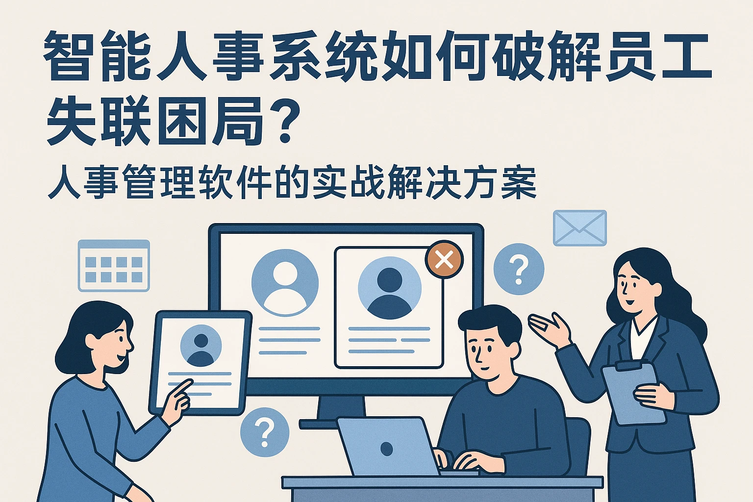 智能人事系统如何破解员工失联困局？人事管理软件的实战解决方案