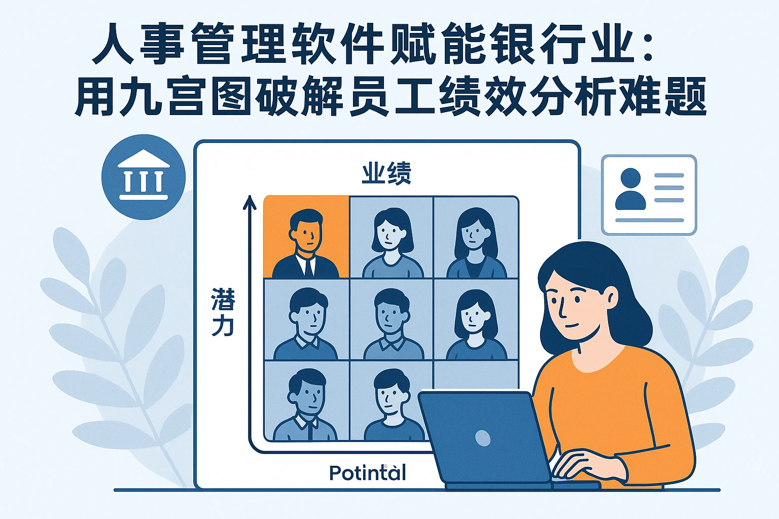 人事管理软件赋能银行业：用九宫图破解员工绩效分析难题