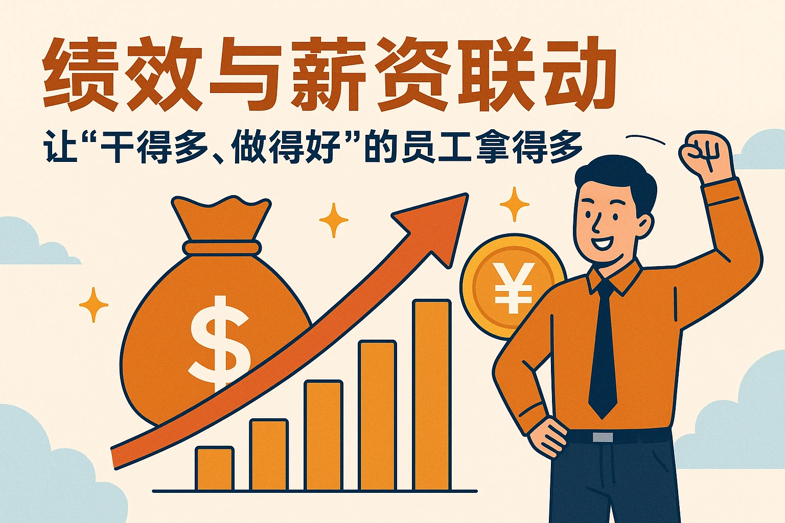 2. 绩效与薪资联动：让“干得多、做得好”的员工拿得多