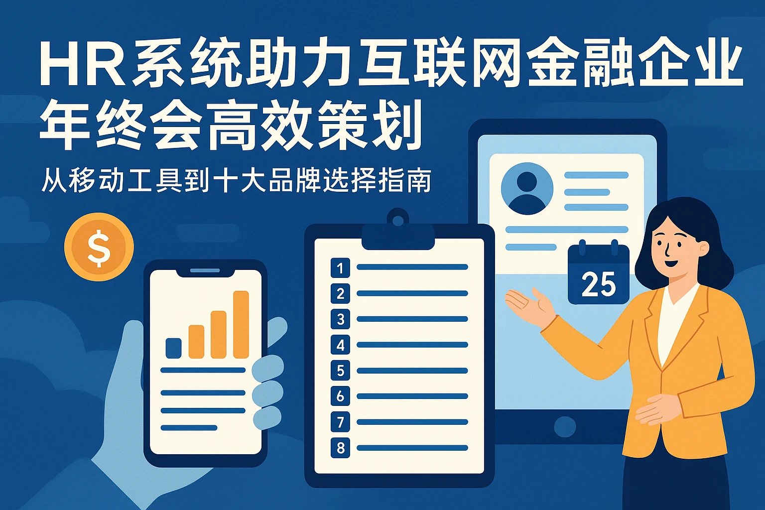 HR系统助力互联网金融企业年终会高效策划：从移动工具到十大品牌选择指南