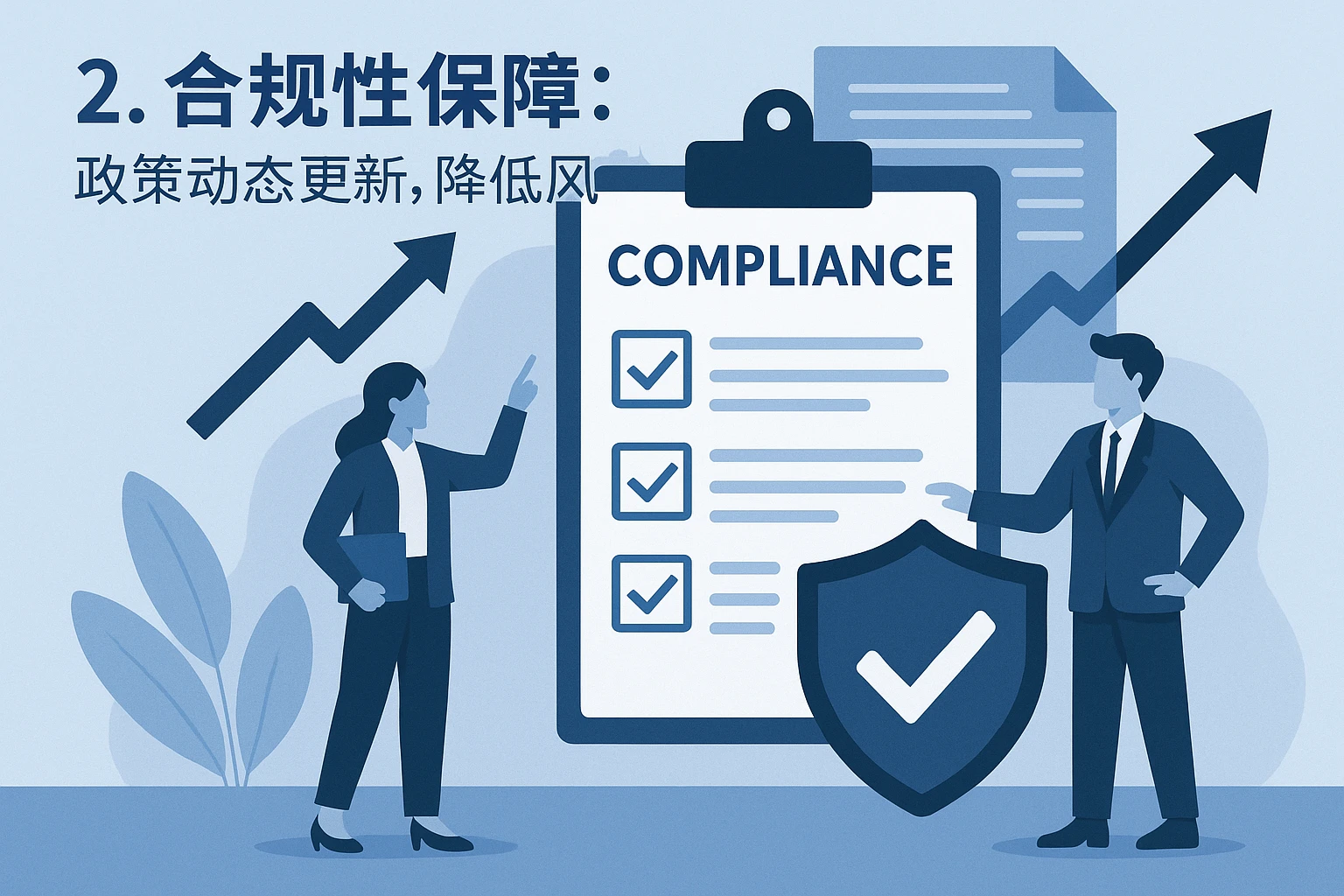 2. 合规性保障：政策动态更新，降低风险