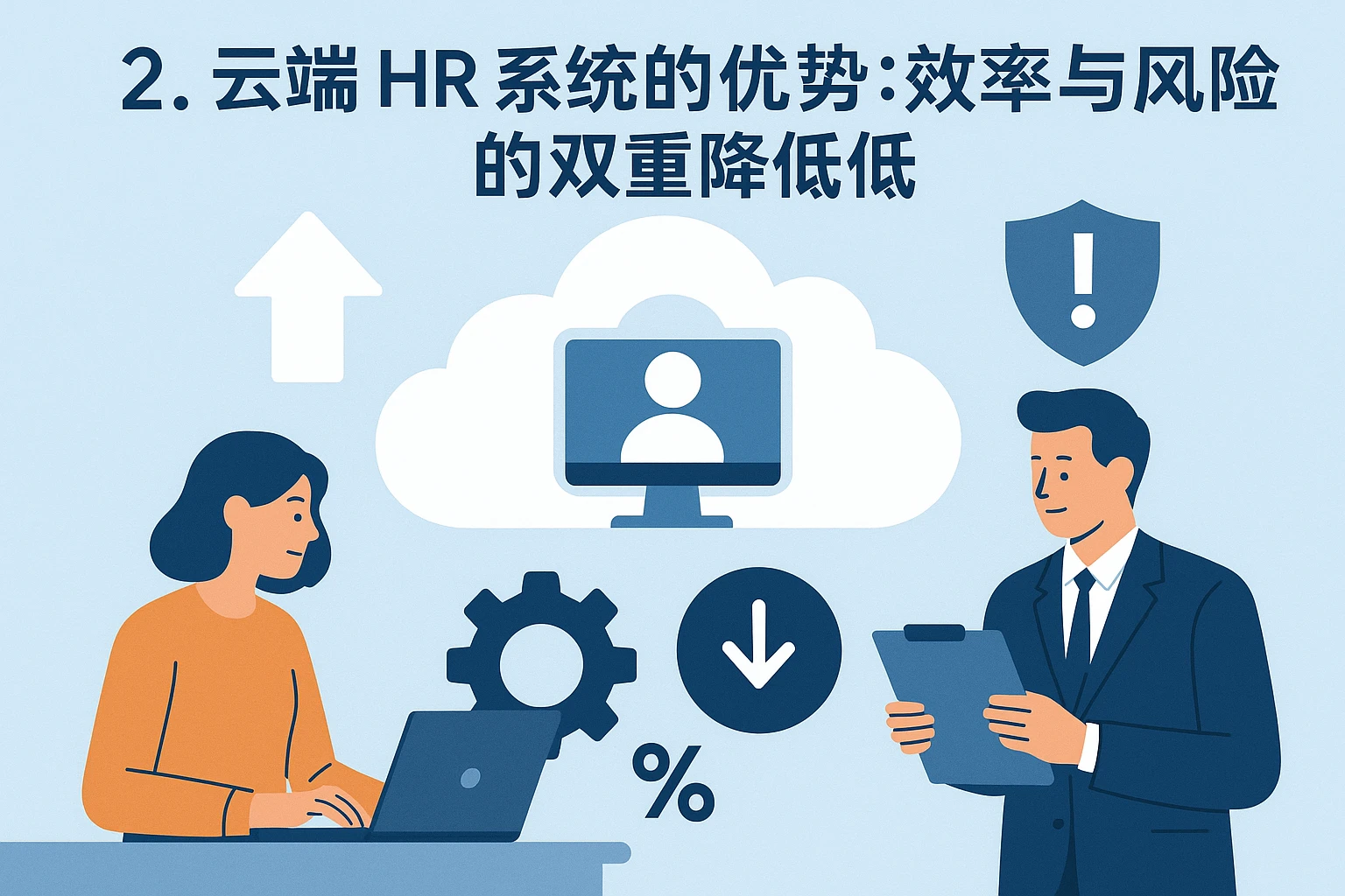 2. 云端HR系统的优势：效率与风险的双重降低