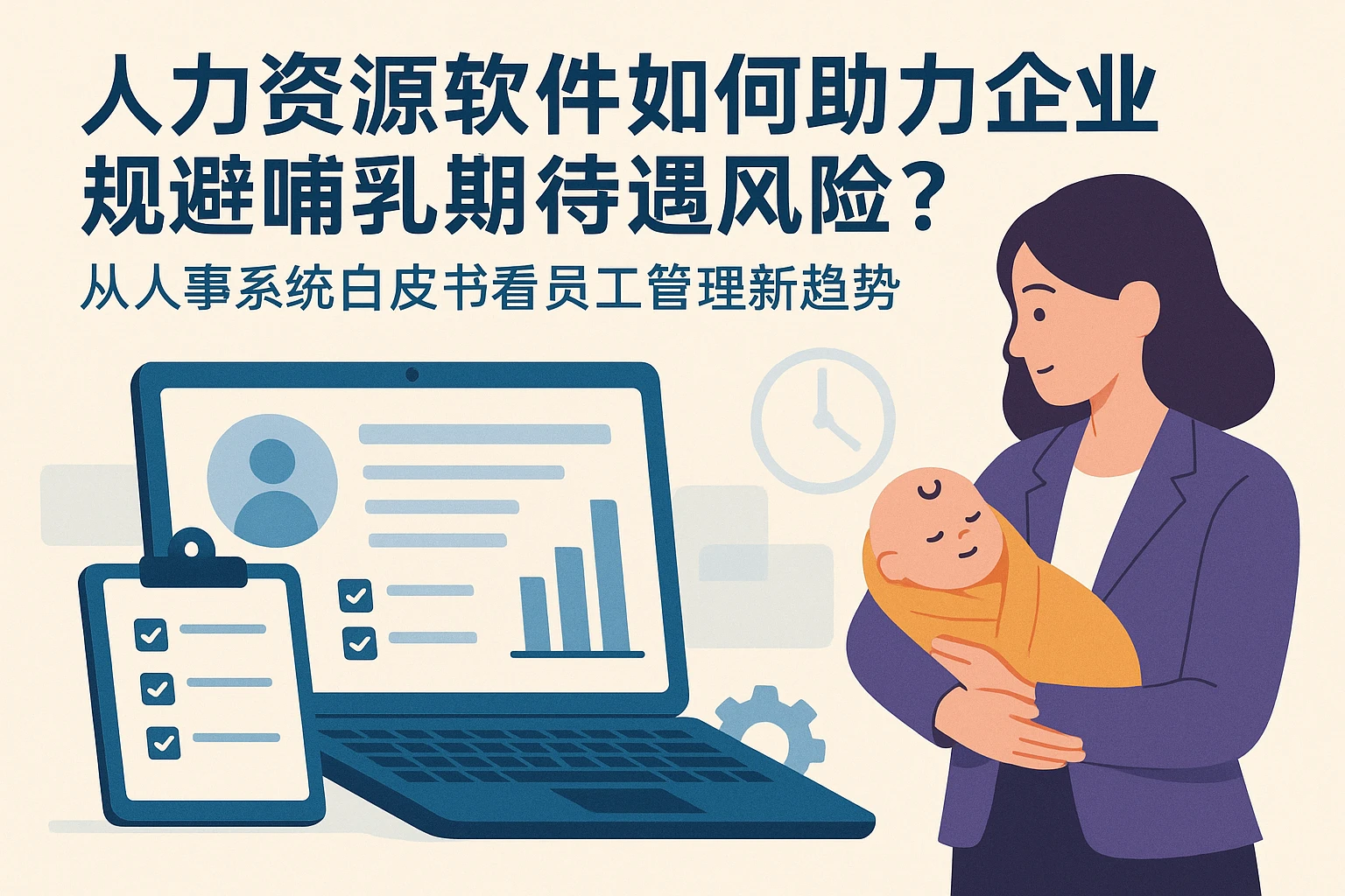 人力资源软件如何助力企业规避哺乳期待遇风险？从人事系统白皮书看员工管理新趋势