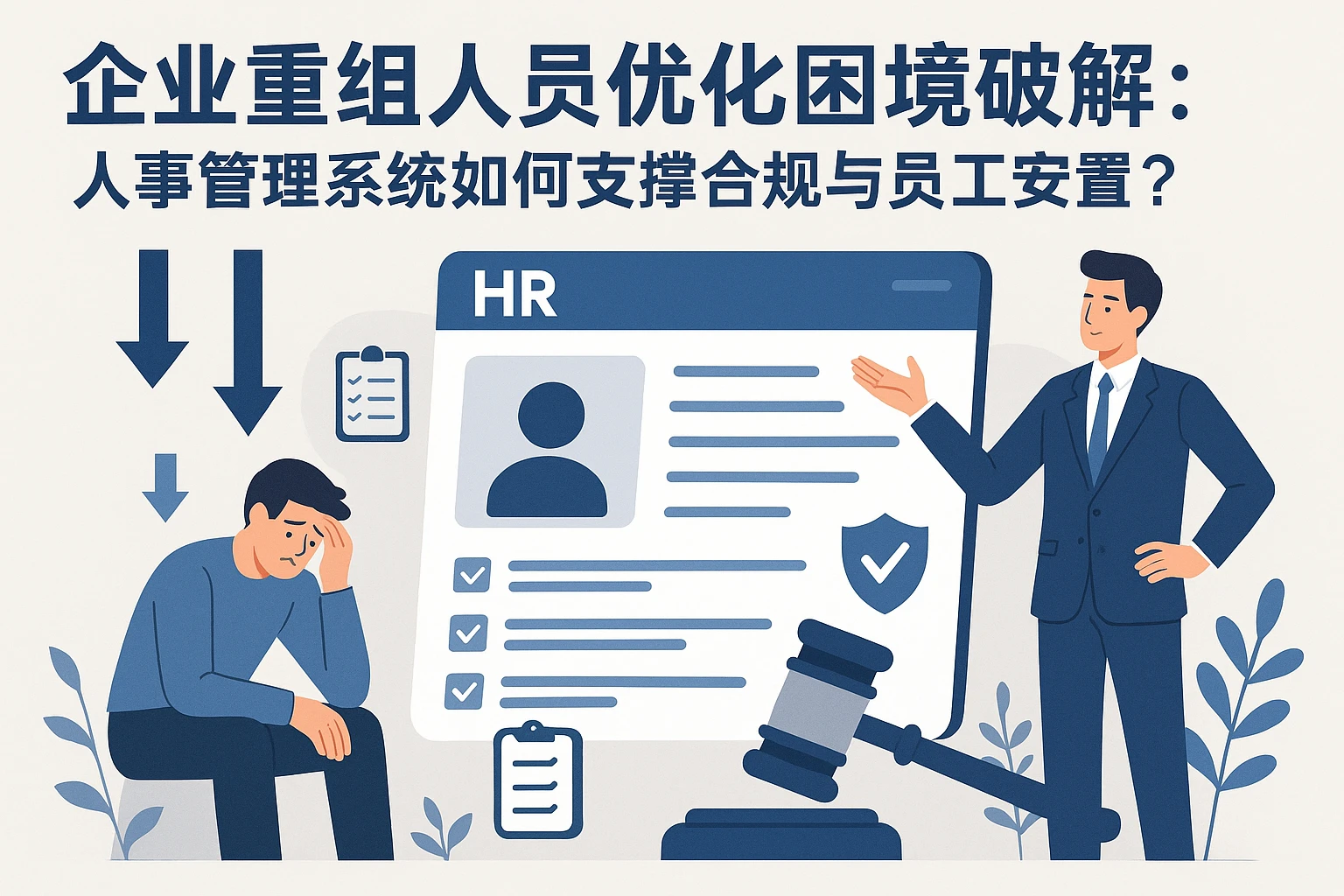 企业重组人员优化困境破解：人事管理系统如何支撑合规与员工安置？