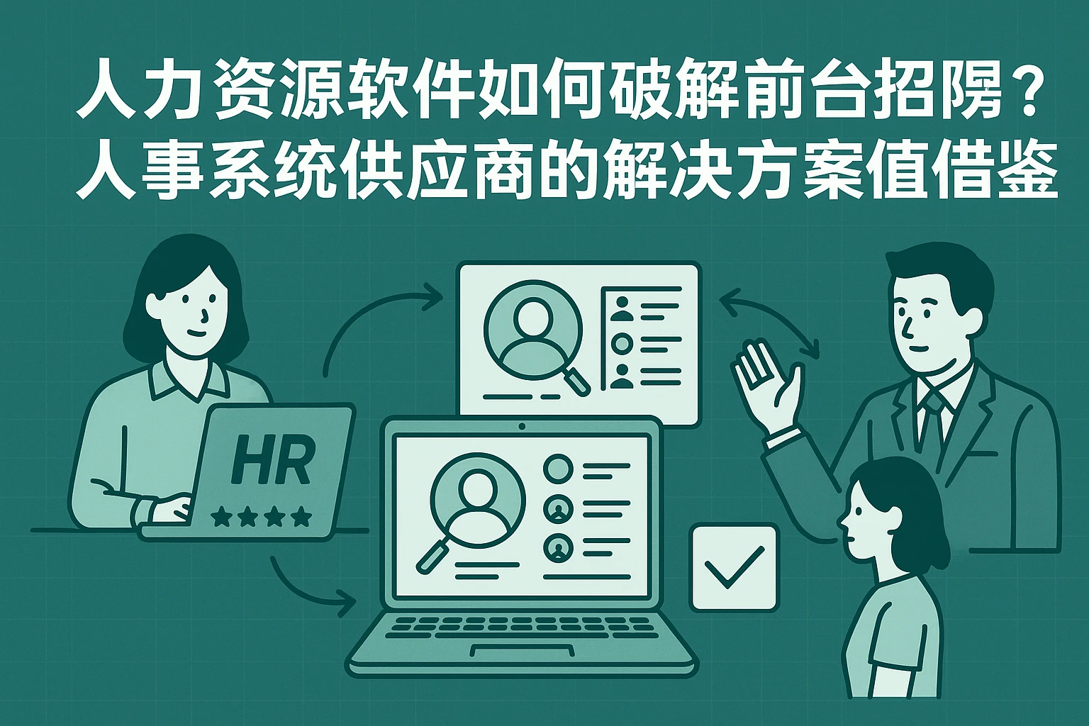 人力资源软件如何破解前台招聘难题？人事系统供应商的解决方案值得借鉴