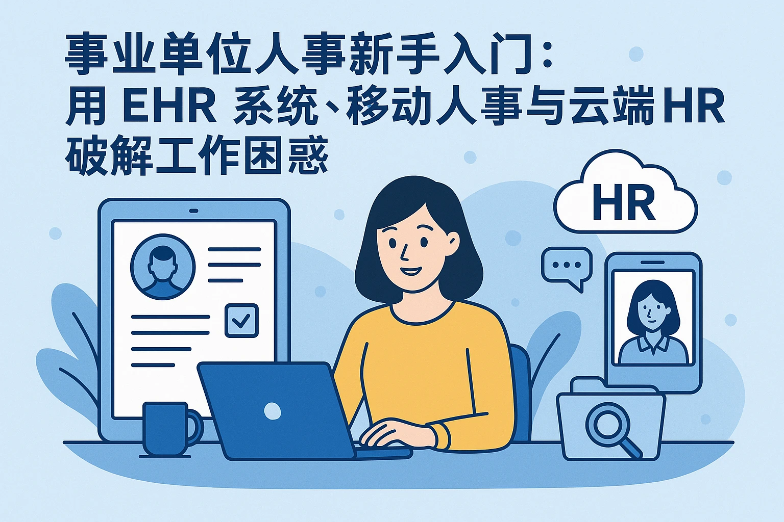 事业单位人事新手入门：用EHR系统、移动人事与云端HR破解工作困惑