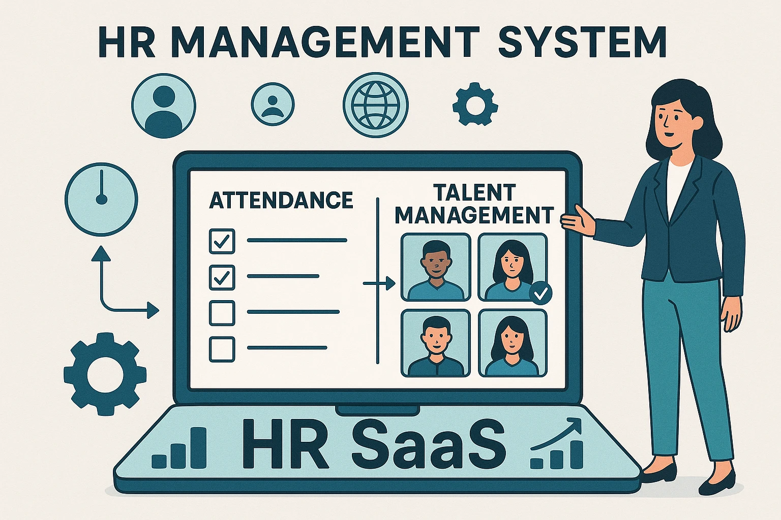 人事管理系统与人力资源SaaS：重构企业考勤与人才管理的核心逻辑