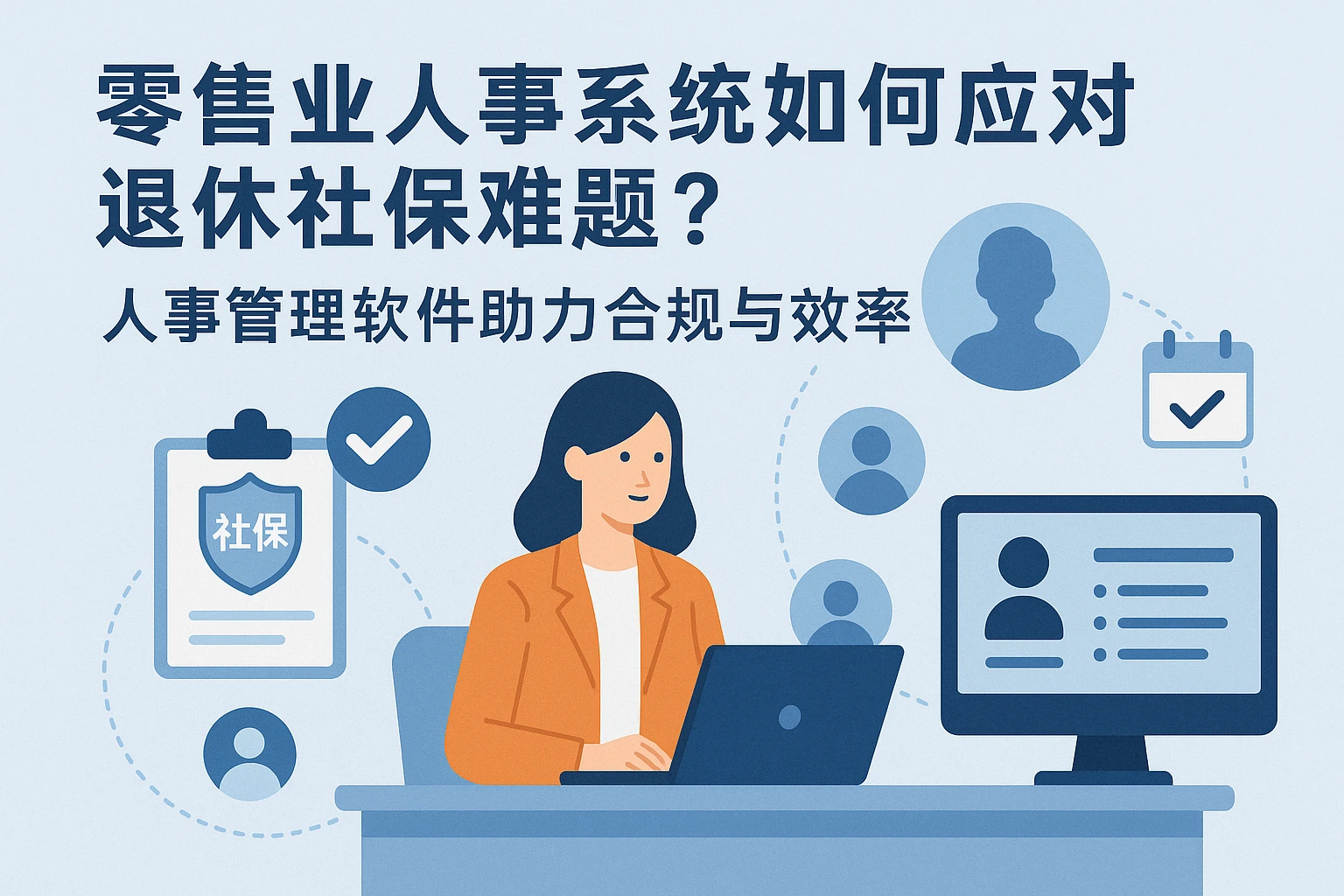 零售业人事系统如何应对退休社保难题？人事管理软件助力合规与效率