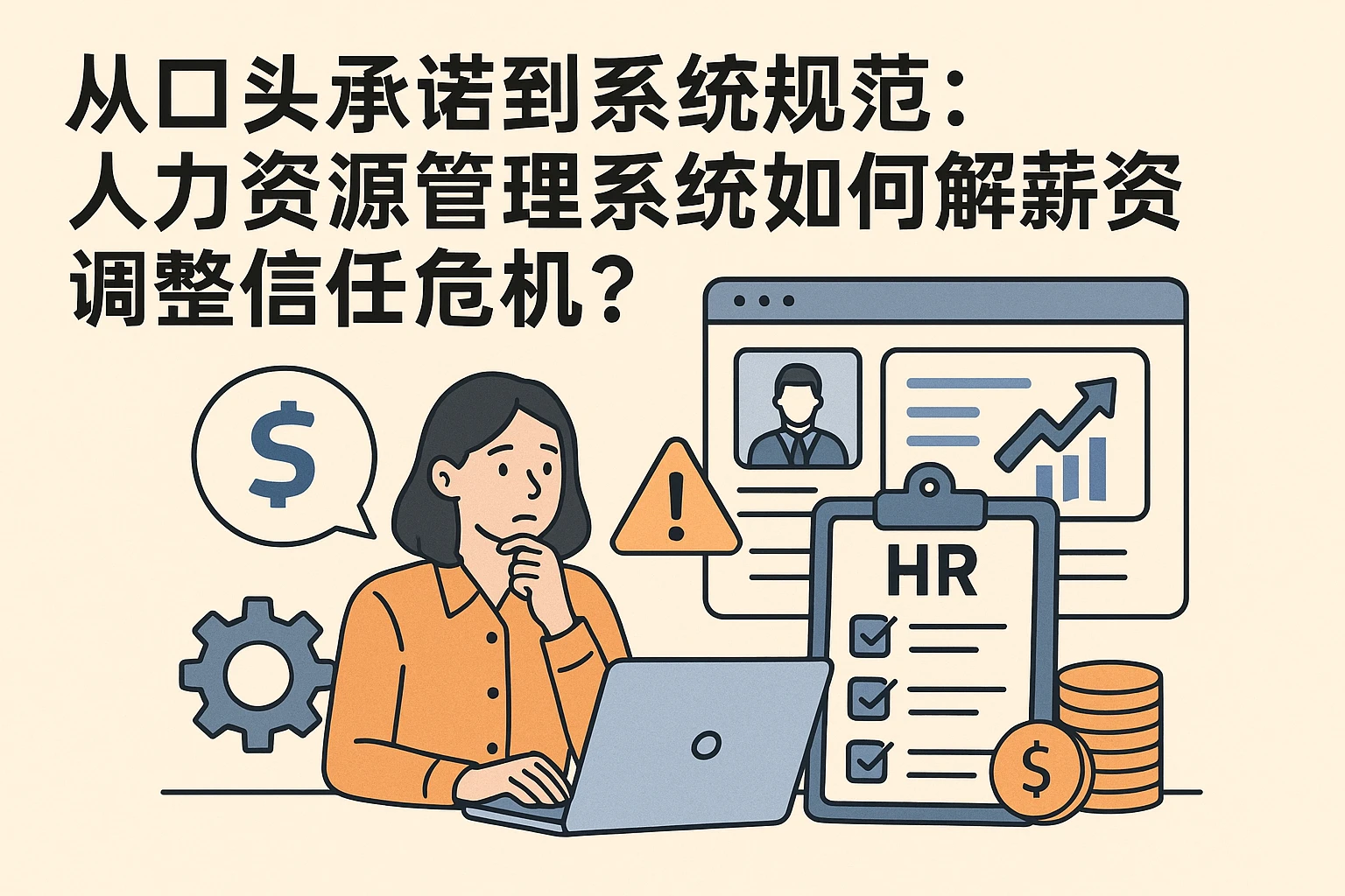 从口头承诺到系统规范：人力资源管理系统如何破解薪资调整信任危机？