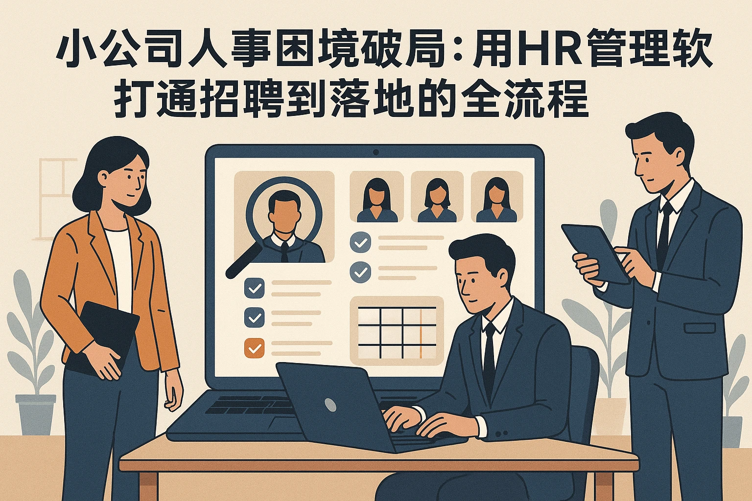 小公司人事困境破局：用HR管理软件打通招聘到落地的全流程
