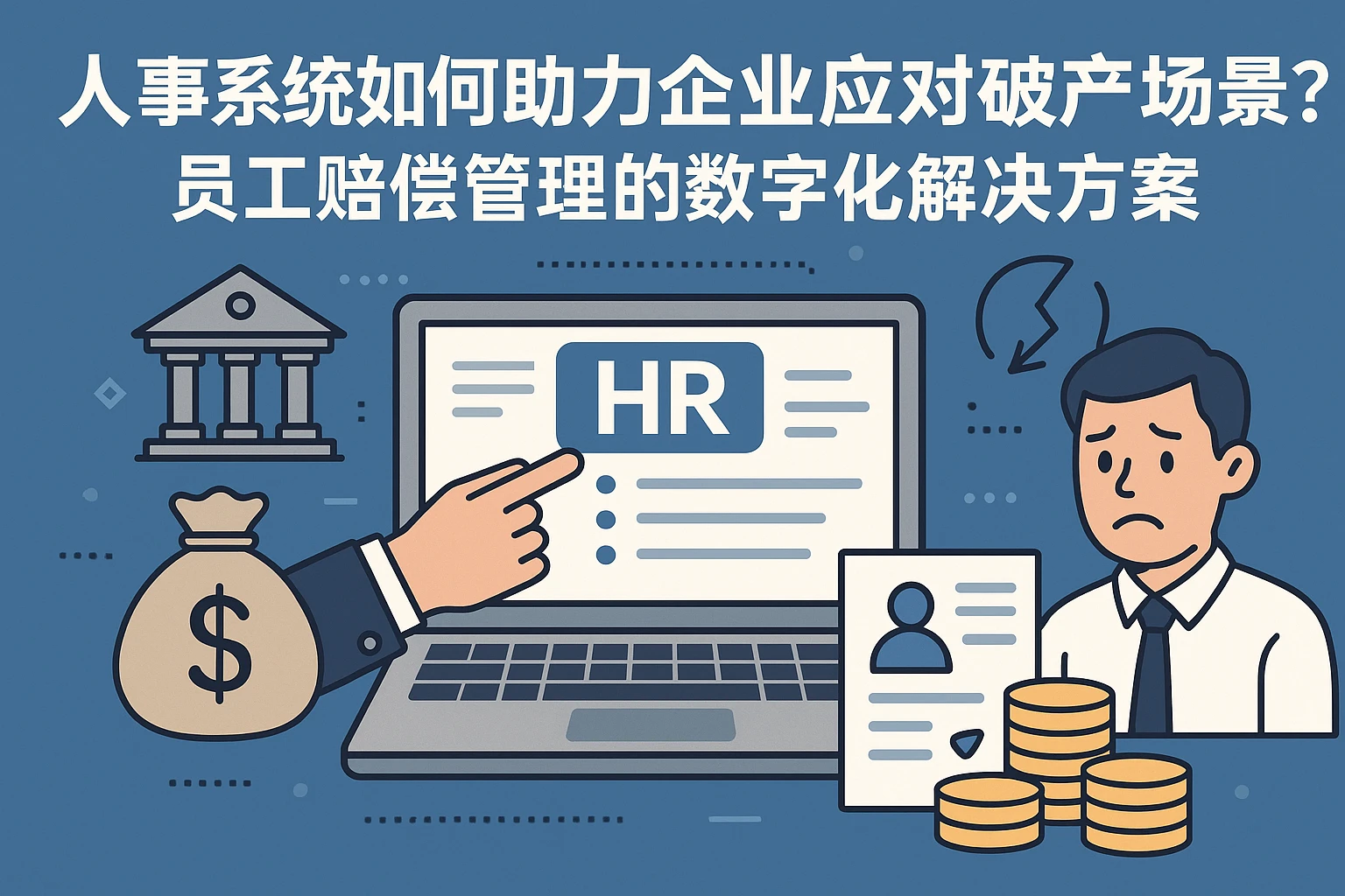 人事系统如何助力企业应对破产场景？员工赔偿管理的数字化解决方案