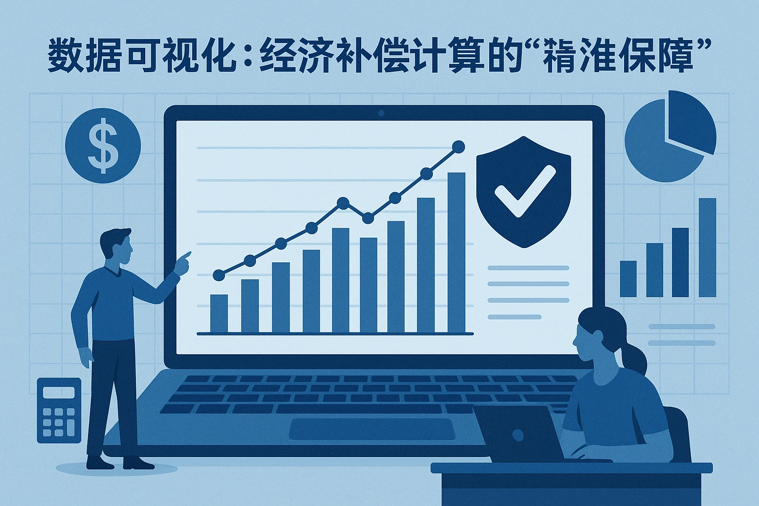 2. 数据可视化：经济补偿计算的“精准性保障”