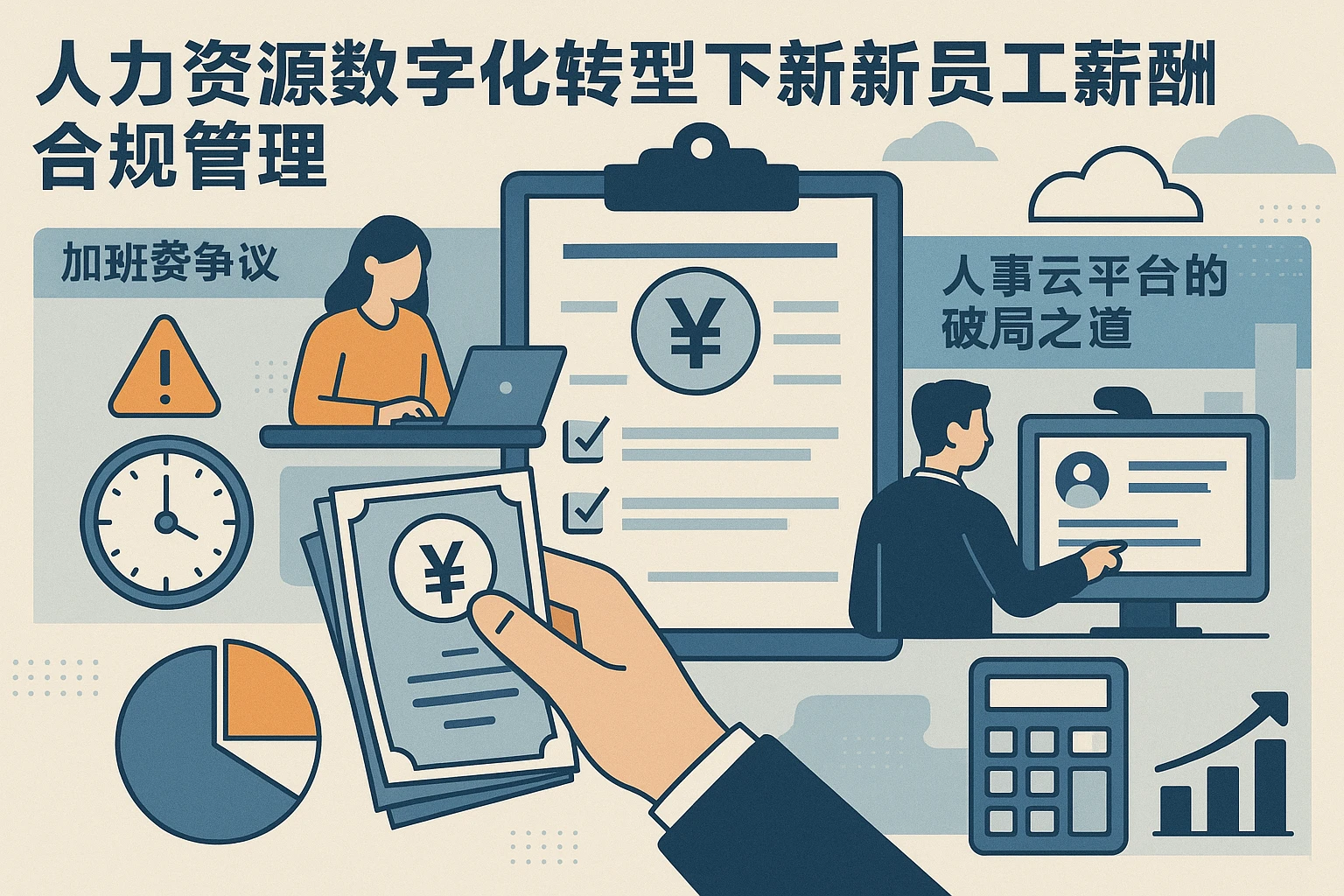 人力资源数字化转型下的新员工薪酬合规管理：从加班费争议到人事云平台的破局之道
