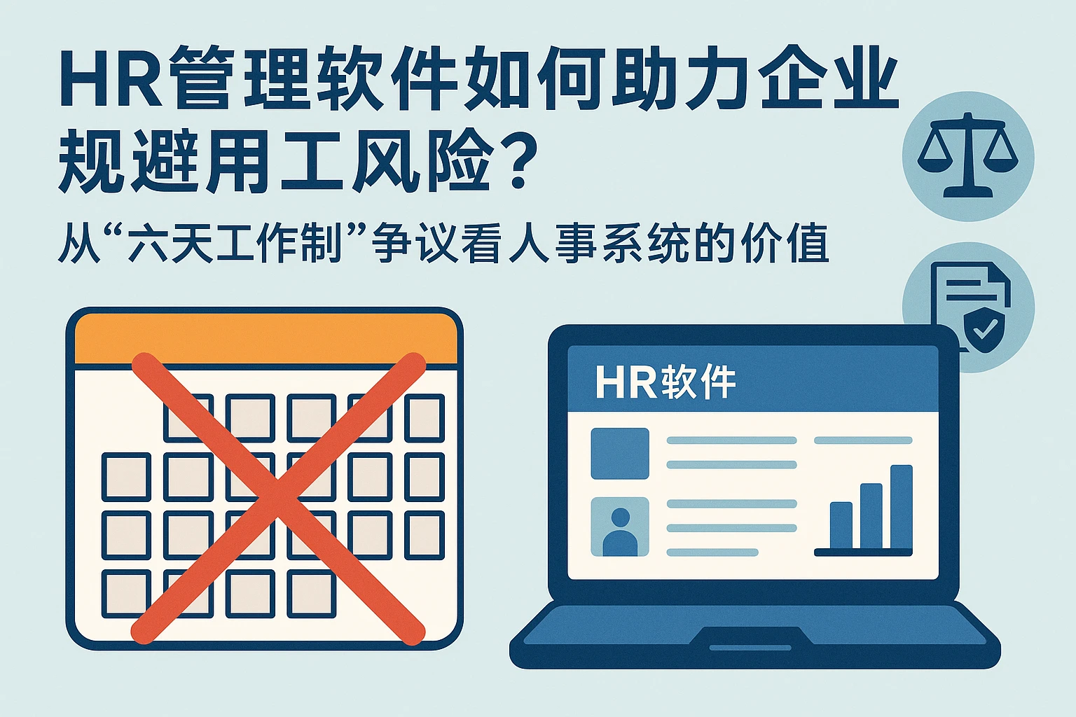 HR管理软件如何助力企业规避用工风险？从“六天工作制”争议看人事系统的价值