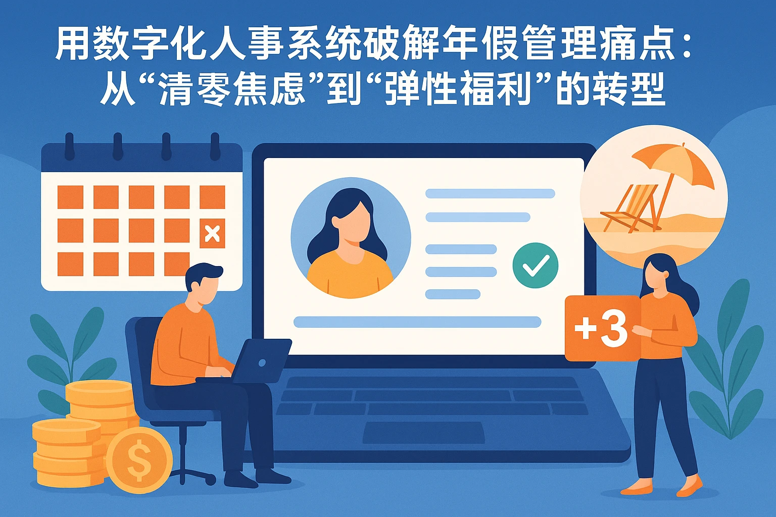 用数字化人事系统破解年假管理痛点：从“清零焦虑”到“弹性福利”的转型