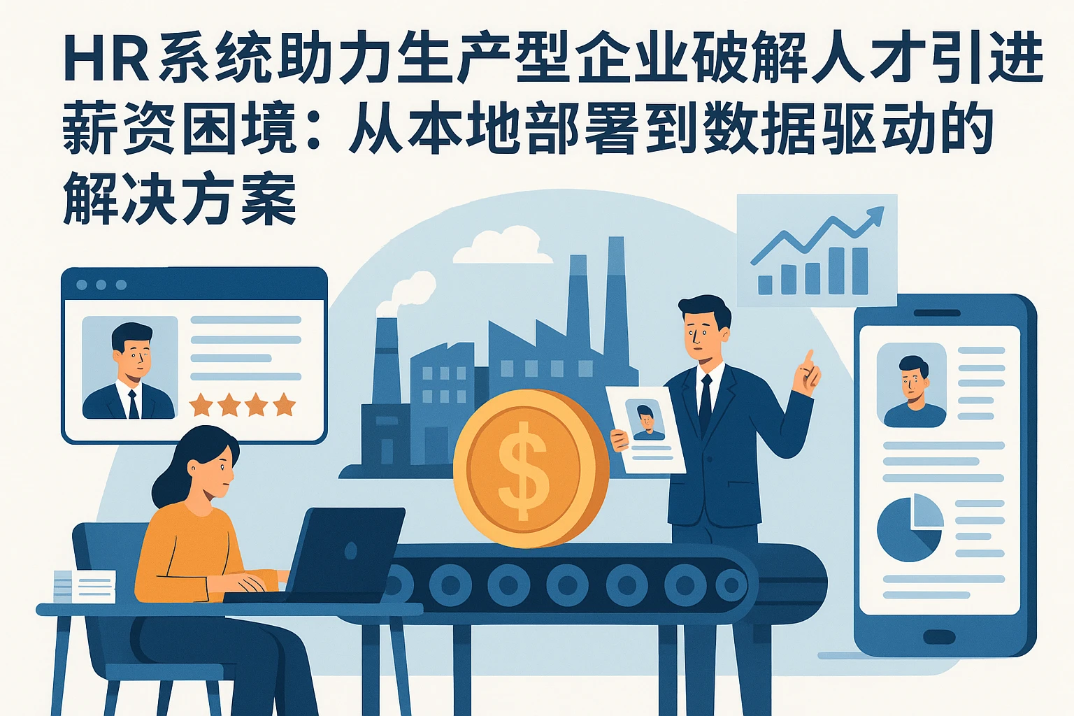 HR系统助力生产型企业破解人才引进薪资困境：从本地部署到数据驱动的解决方案