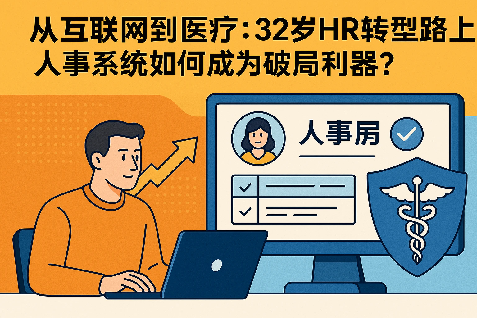 从互联网到医疗：32岁HR转型路上，人事系统如何成为破局利器？