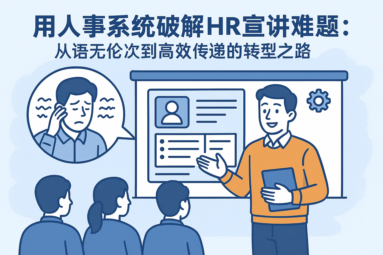用人事系统破解HR宣讲难题：从语无伦次到高效传递的转型之路