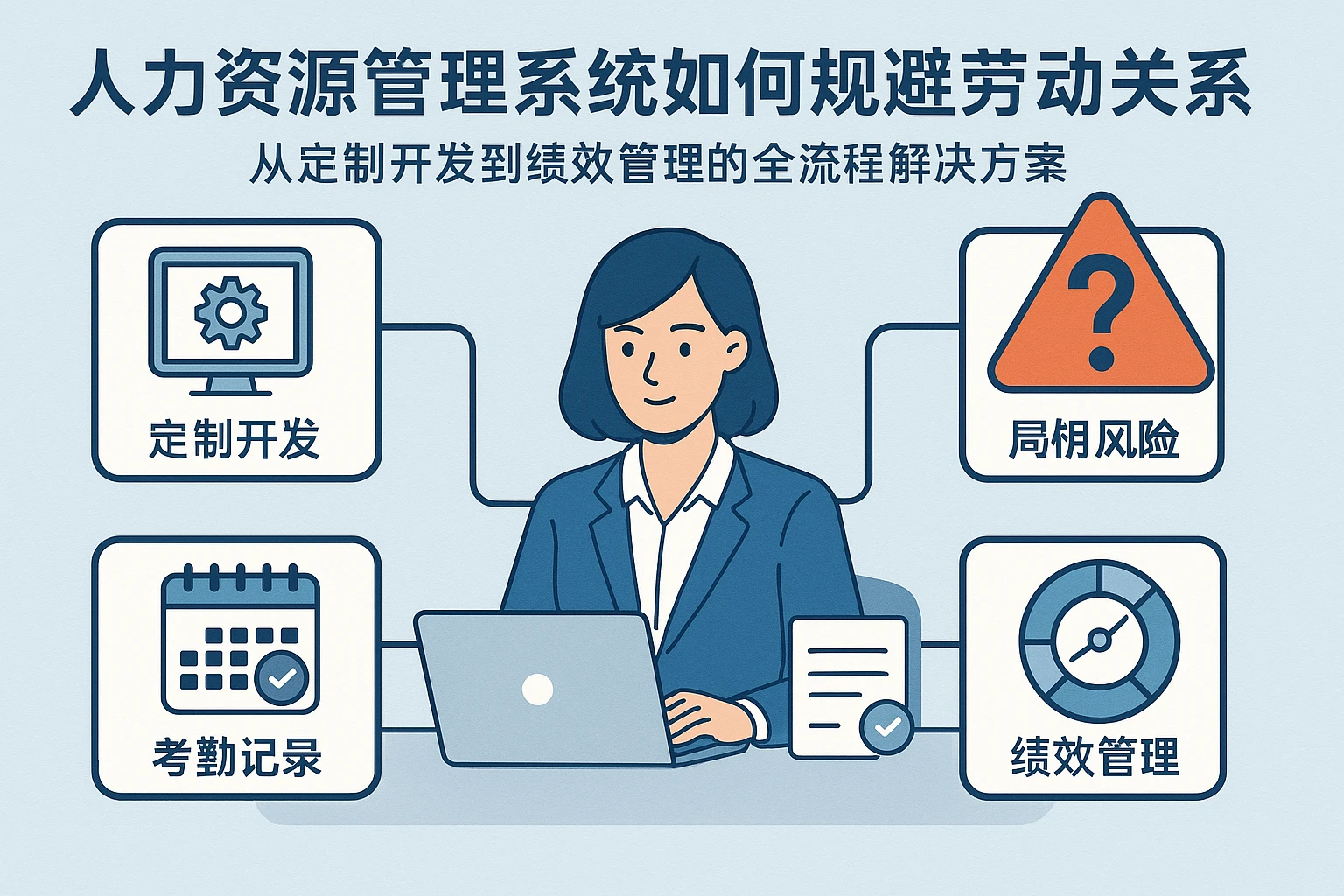 人力资源管理系统如何规避劳动关系风险？从定制开发到绩效管理的全流程解决方案