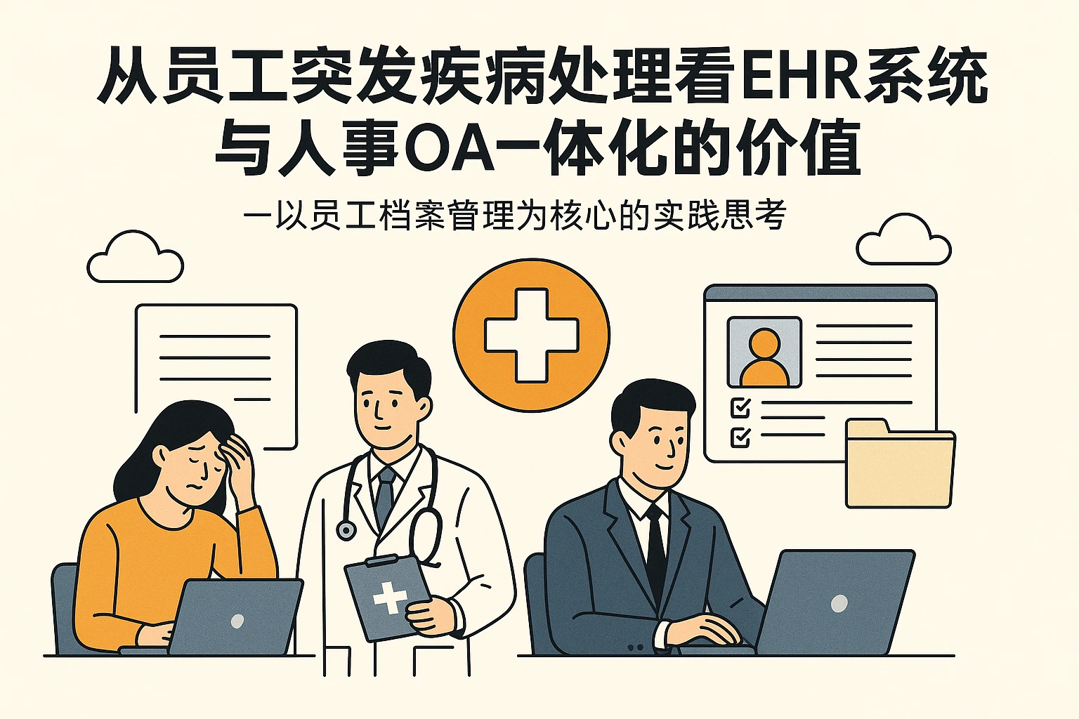 从员工突发疾病处理看EHR系统与人事OA一体化的价值——以员工档案管理为核心的实践思考