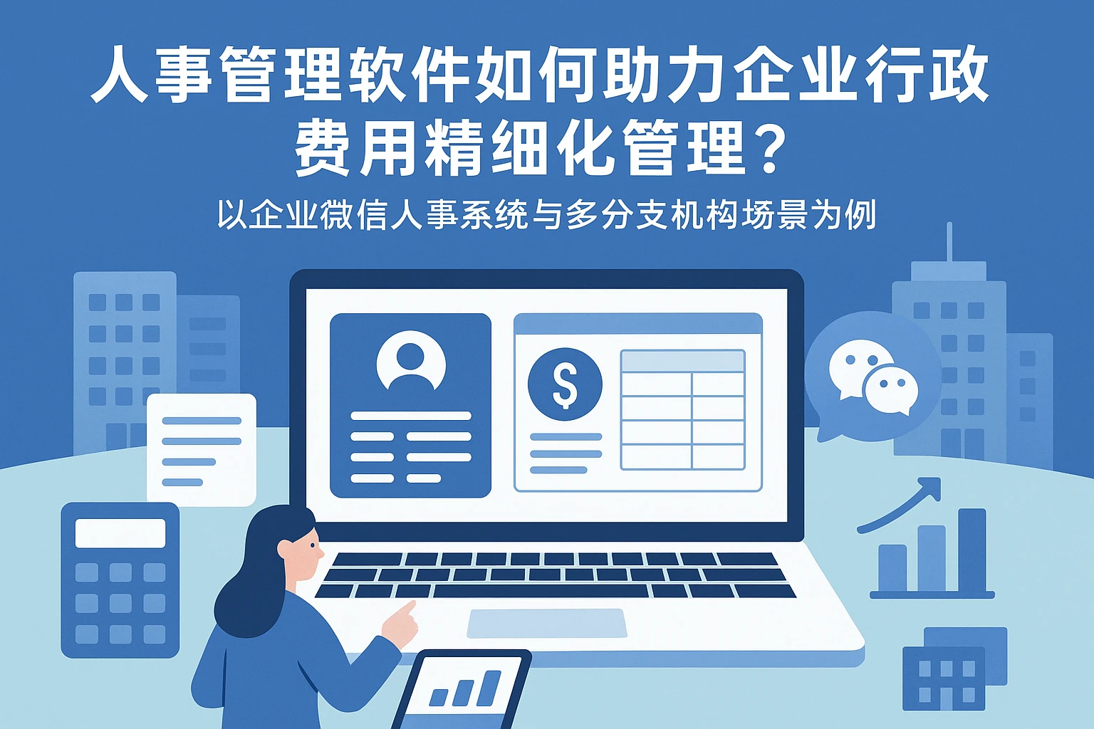 人事管理软件如何助力企业行政费用精细化管理？以企业微信人事系统与多分支机构场景为例