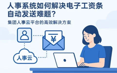 人事系统如何解决电子工资条自动发送难题？集团人事云平台的高效解决方案