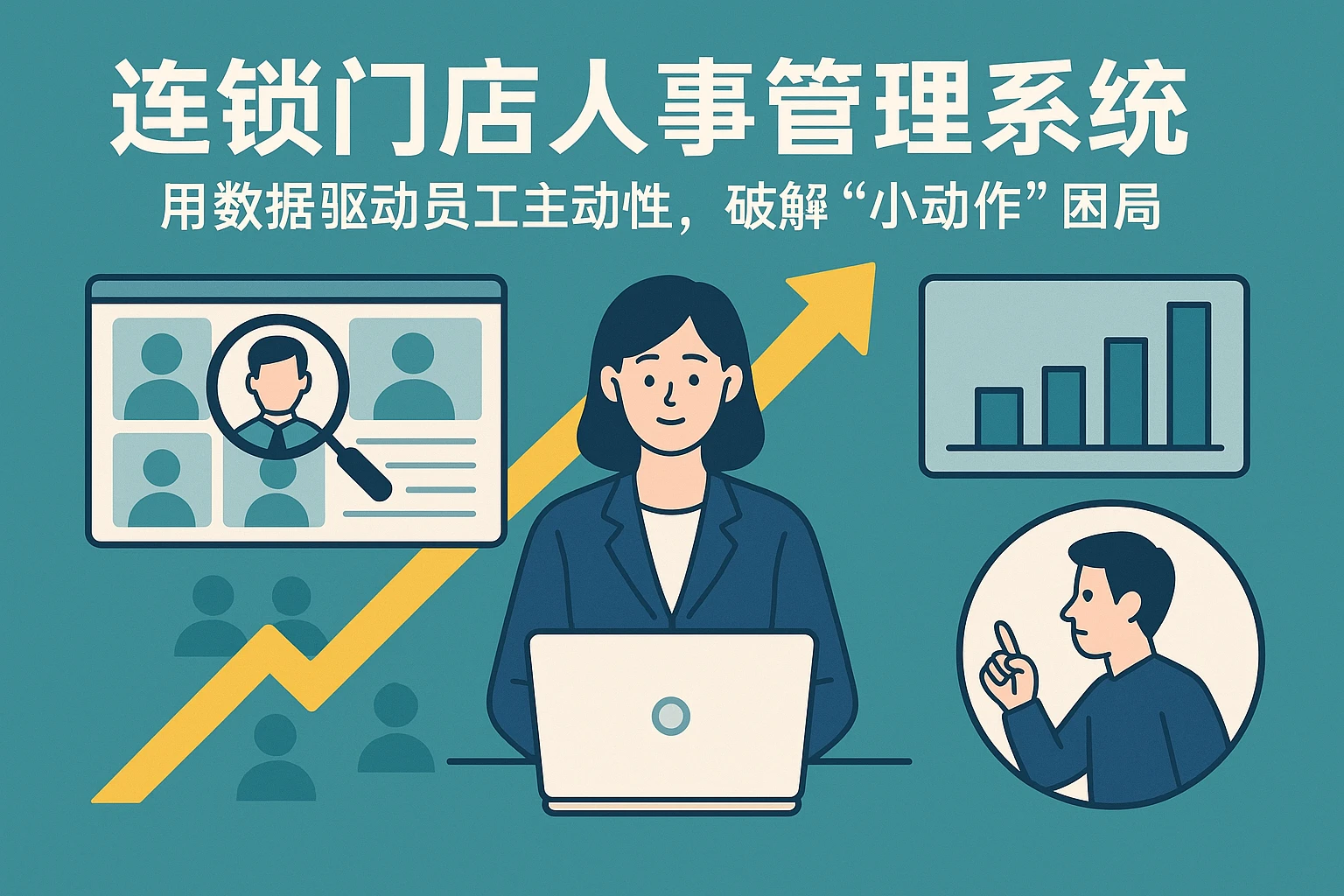 连锁门店人事管理系统：用数据驱动员工主动性，破解“小动作”困局