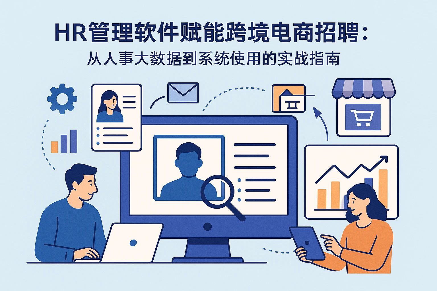 HR管理软件赋能跨境电商招聘：从人事大数据到系统使用的实战指南