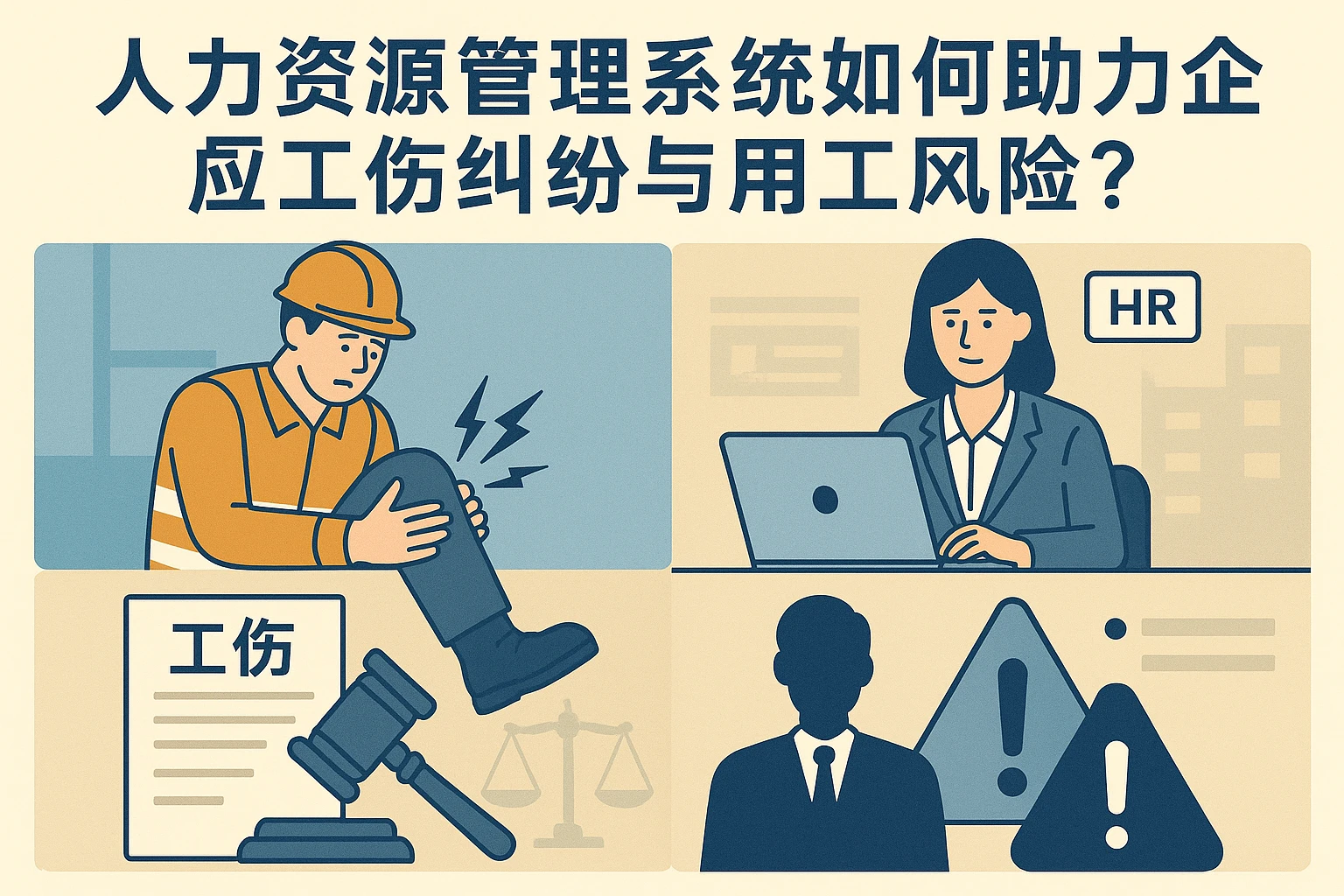 人力资源管理系统如何助力企业应对工伤纠纷与用工风险？
