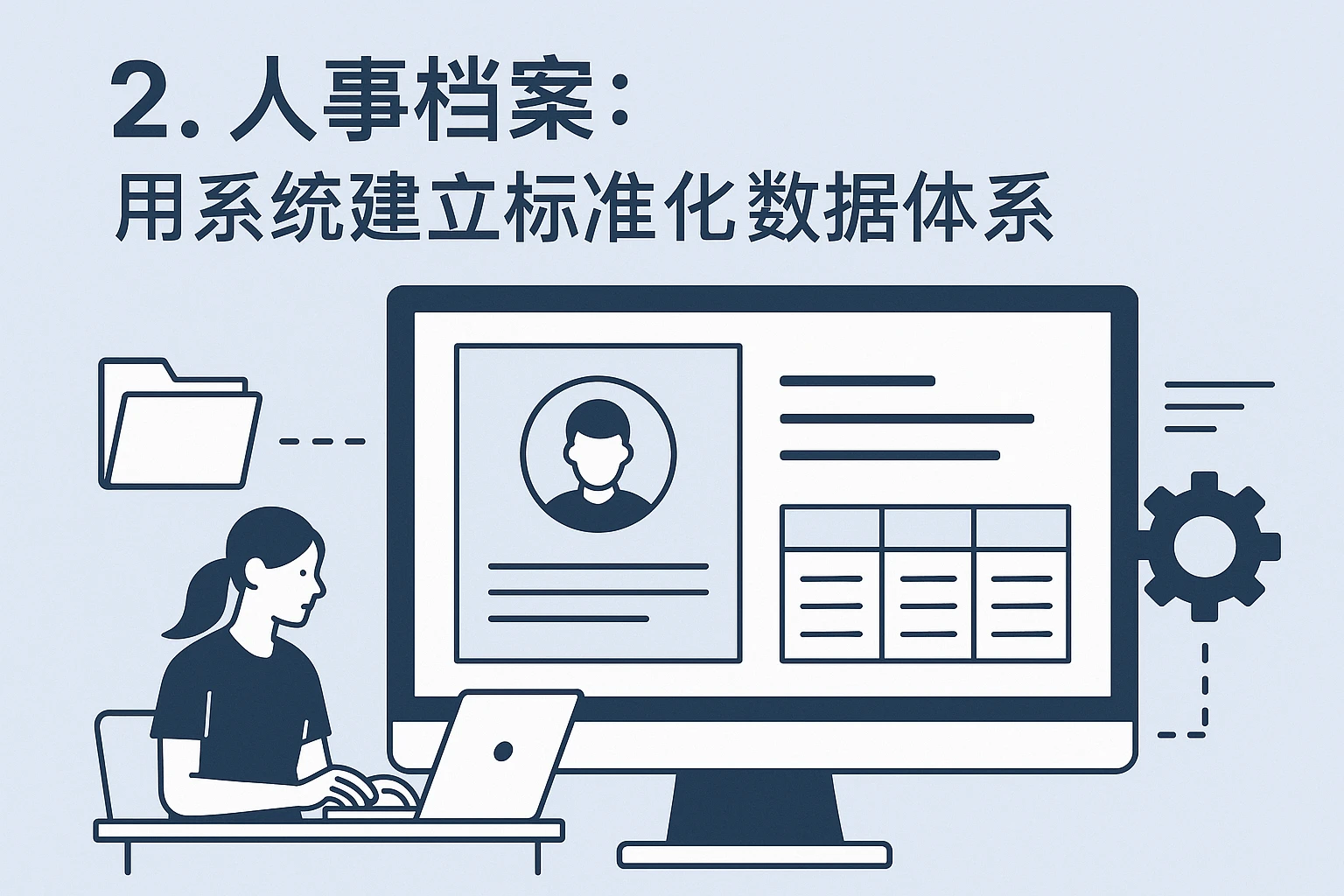 2. 人事档案：用系统建立标准化数据体系