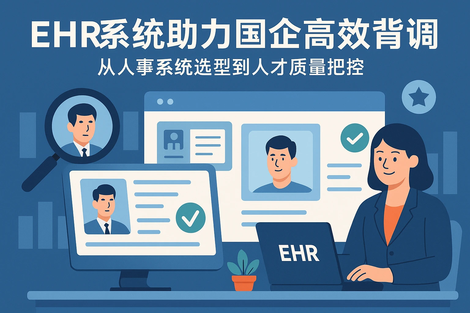 EHR系统助力国企高效背调：从人事系统选型到人才质量把控