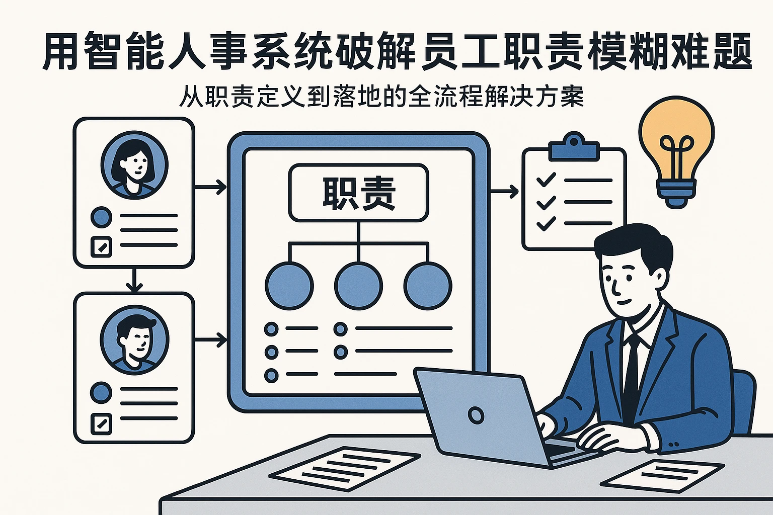 用智能人事系统破解员工职责模糊难题：从职责定义到落地的全流程解决方案