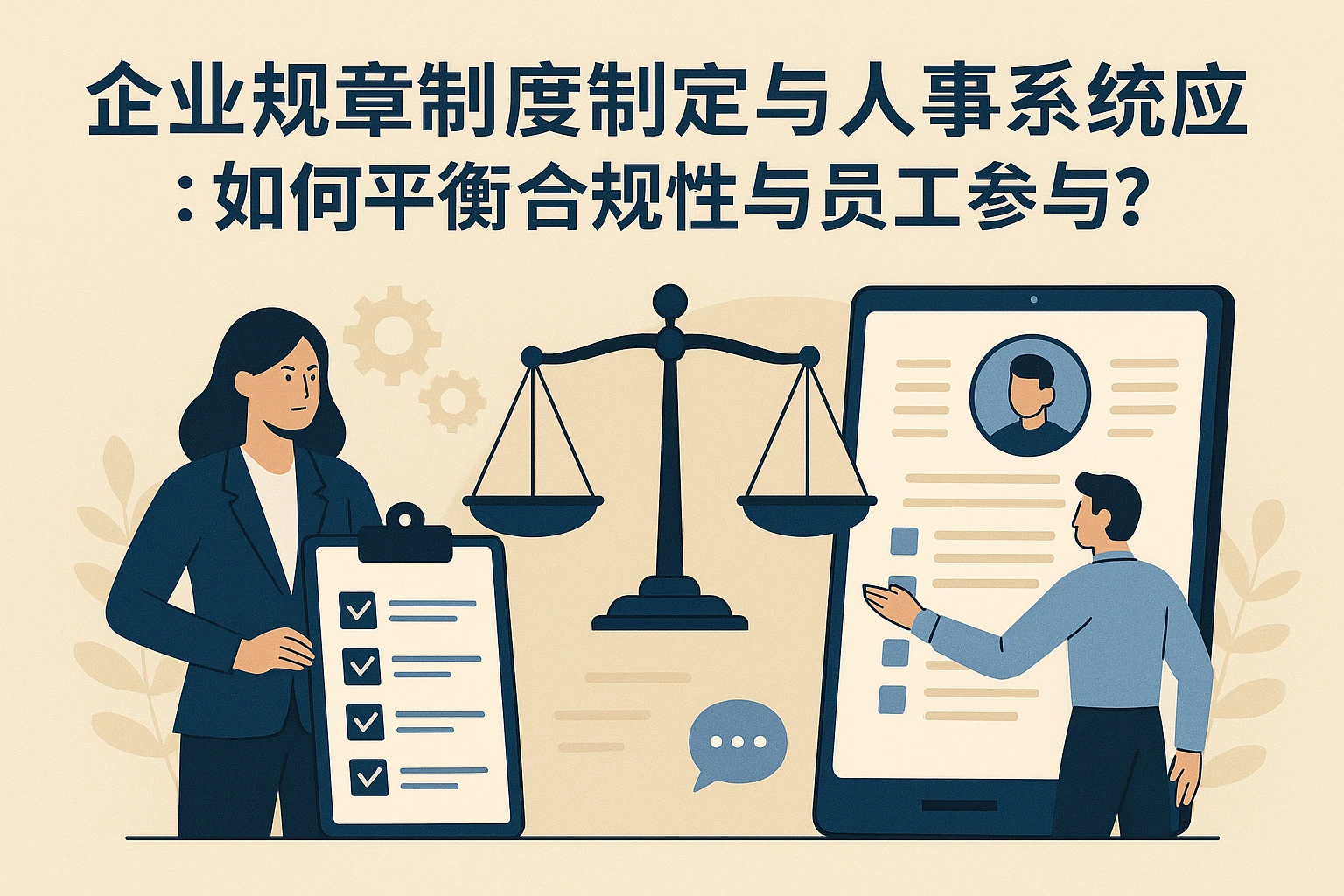 企业规章制度制定与人事系统应用：如何平衡合规性与员工参与？
