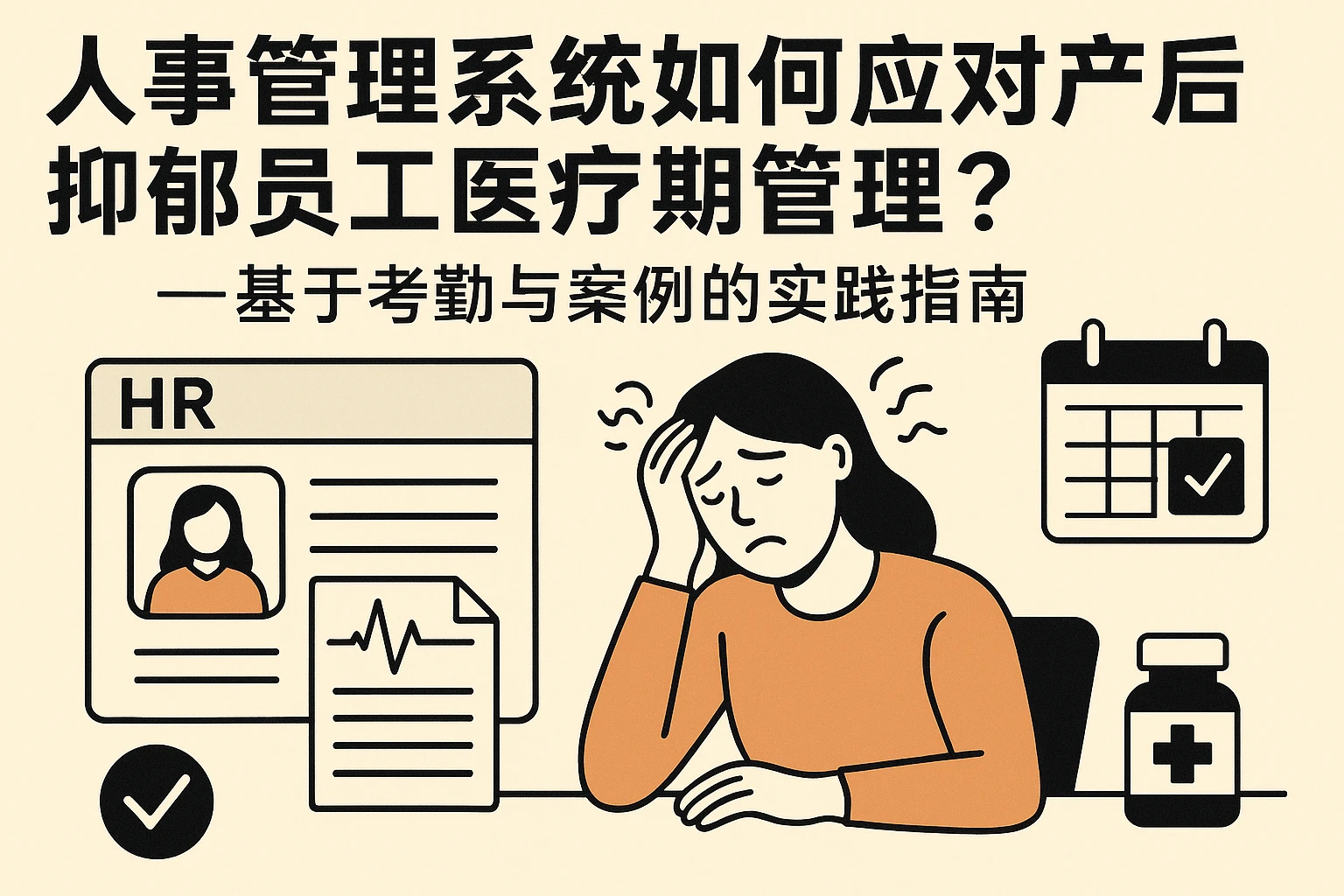 人事管理系统如何应对产后抑郁员工医疗期管理？——基于考勤与案例的实践指南