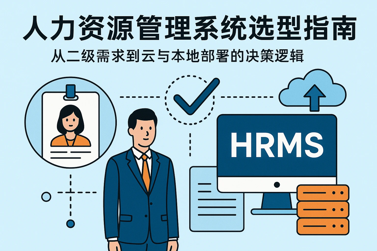 人力资源管理系统选型指南：从二级证需求到云与本地部署的决策逻辑
