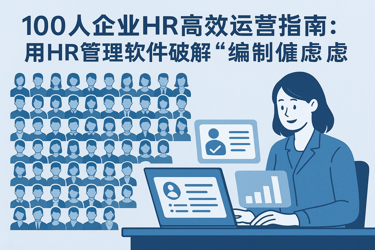100人企业HR高效运营指南：用HR管理软件破解“编制焦虑”