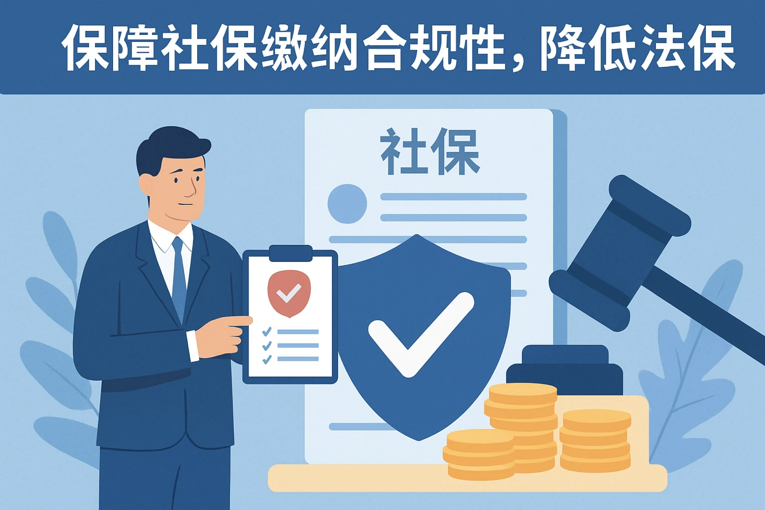 2. 保障社保缴纳合规性，降低法律风险