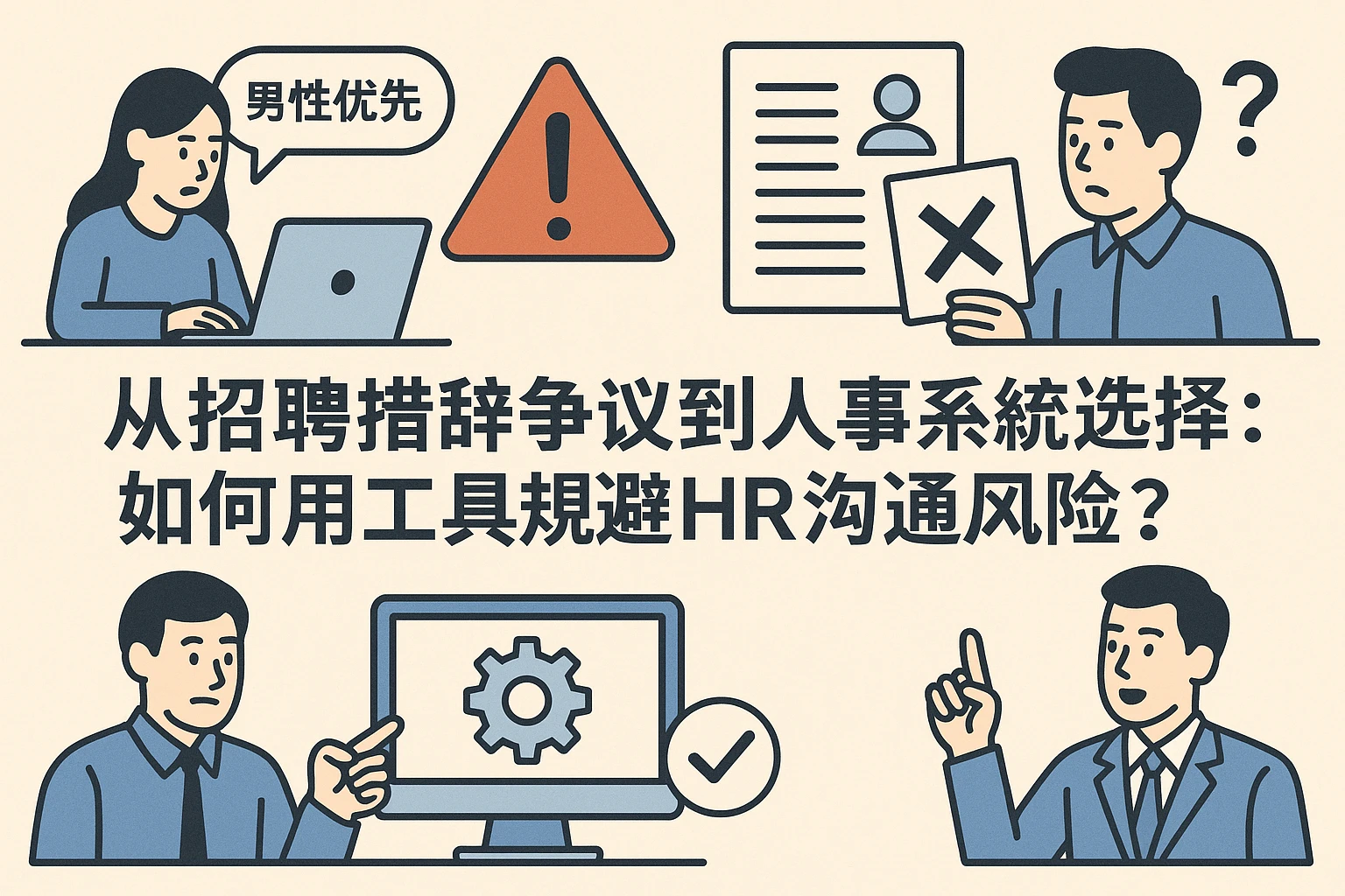 从招聘措辞争议到人事系统选择：如何用工具规避HR沟通风险？